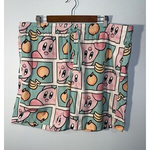 KIRBY Men's Swim Trunks Board Shorts All Over Print Beach Pool Summer Size XL